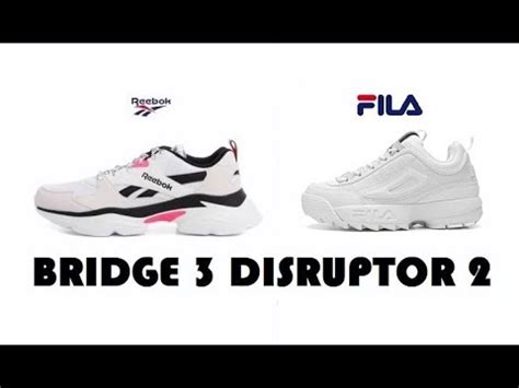 Reebok Royal Bridge R Fila Disruptor Premium R