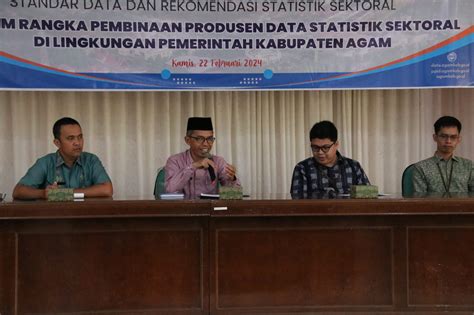 Bimtek Produsen Data Statistik Sektoral Upaya Penguatan Dukungan Data