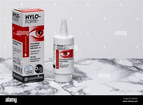 Hylo-Forte Eye drops Stock Photo - Alamy