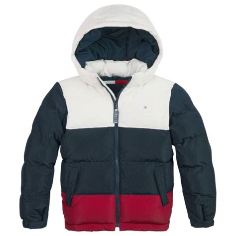 Tommy Hilfiger Giubbotto Bambini E Ragazzi Kb0kb08601 Alesi Bimbi