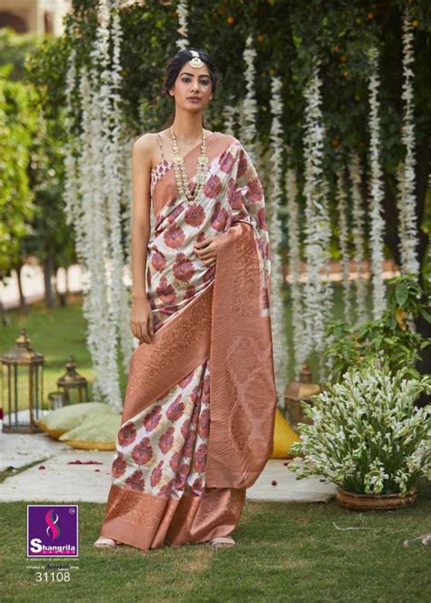 Rich Kashmiri Digital By Shangrila Weaving Silky Saree