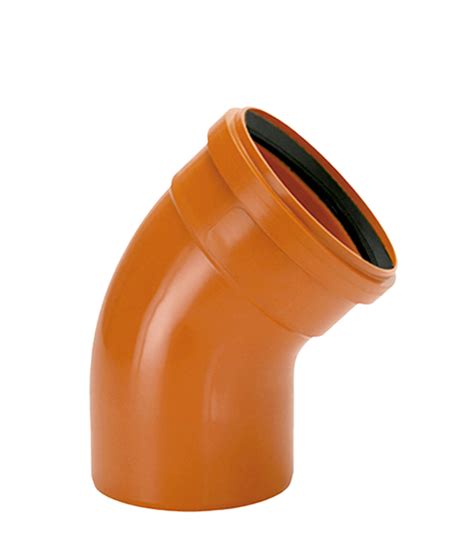 CURVA 45 CURTA COLETOR OCRE JE PB PVC Multilit