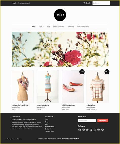 Free Shopify Templates Of 21 Best Responsive Shopify themes for 2018 ...