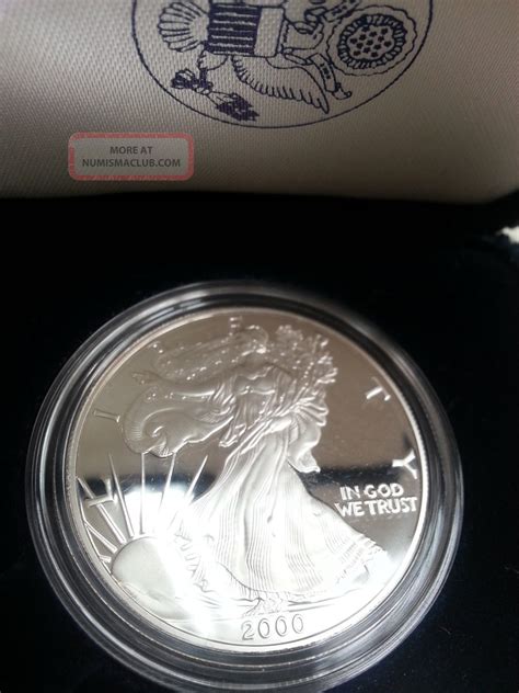 American Eagle One Ounce Proof Silver Bullion Coin 2000 Philadelphia