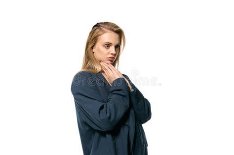 Good Looking Blonde Woman In Elegant Stock Image Image Of Youth