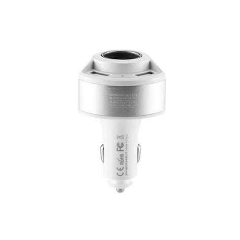 Remax Rcc Journey Black A Fast Dual Usb Car Charger White Geewiz