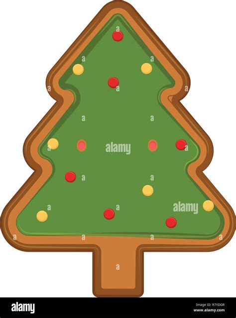 Christmas Tree Gingerbread Stock Vector Image And Art Alamy