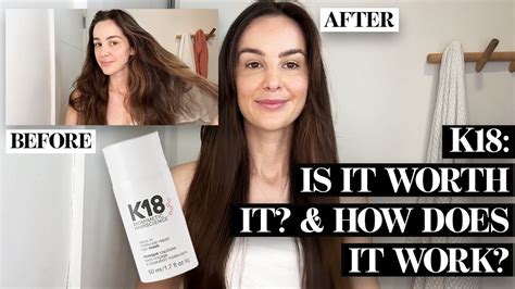 Is K18 Worth It How To Use K18 Hair Mask Before And After Youtube