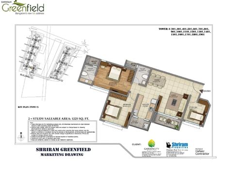 Shriram Greenfield Phase Floor Plans Budigere Bangalore