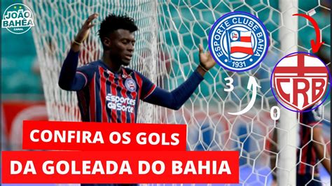 TODOS OS GOLS DE BAHIA 3X0 CRB NA DESPEDIDA DO BAHIA DA