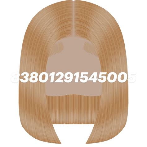 Blown Out Silk Bob Honey Blonde Roblox ID In Girly Fashion Pink Blowout Bob