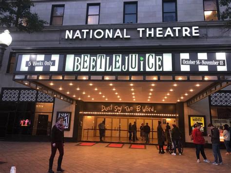 Beetlejuice The Musical Playing At The National Theatre Washington Dc