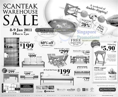 Scanteak 8 January 2011 » Scanteak Furniture Warehouse Sale 8 – 9 ...