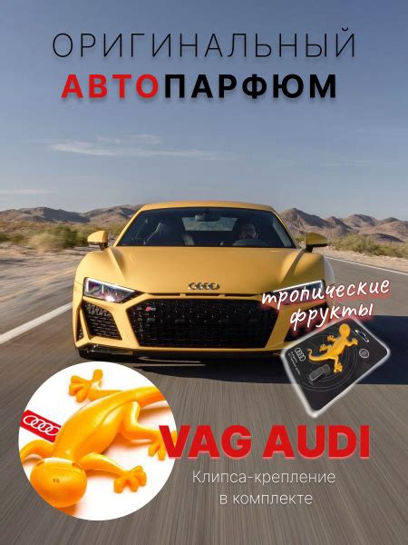VAG (VW/Audi/Skoda/Seat) Ароматизатор автомобильный, тропические фрукты ...