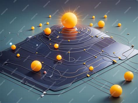 Premium AI Image | Solar Cell System Diagram Vector Illustrations Solar ...