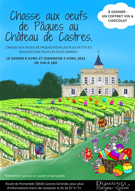 Chasses Aux Oeufs De P Ques Au Ch Teau De Castres Castres Gironde