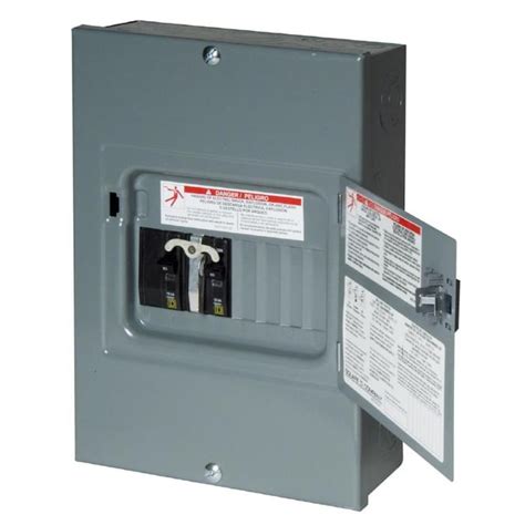 Square D 60 Amp 8 Spaces 8 Circuit Main Breaker Load Center In The