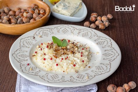 Risotto Al Gorgonzola Con Pere E Nocciole Badal