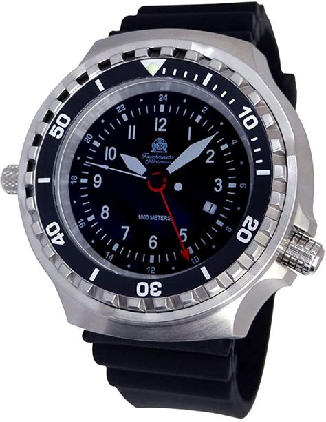 Xxl 52mm 1000m Military Diver Watch Tauchmeister With Sapphire Glass