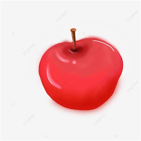 Fruit Original Hand Painted Apple Apple Fruit Hand Draw Png