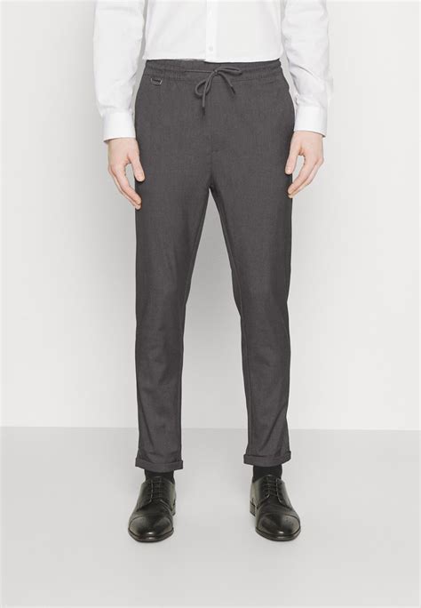 Only And Sons Onslinus Tap Pant Stoffhose Medium Grey Melange Grau