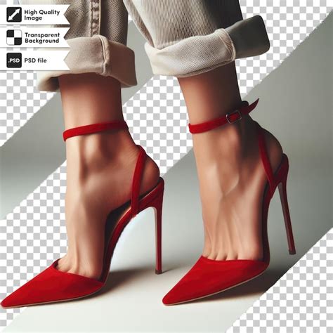 Premium PSD Psd High Heel Shoes On Transparent Background