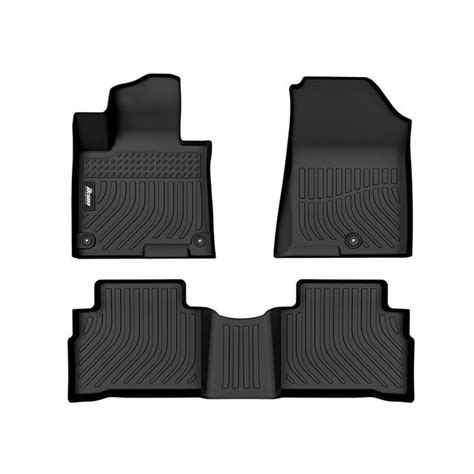 Ikon Motorsports Floor Mats Compatible With 2023 2025 Kia Sportage Non Hybrid Black 3d Molded