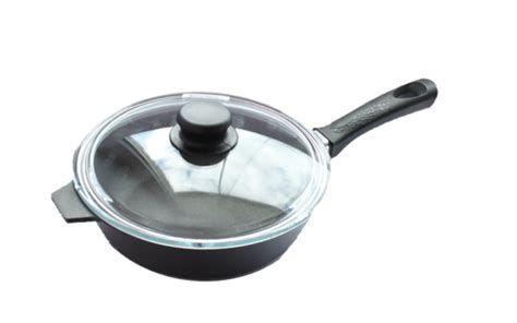 Купить Сковороду 220х60 с бакелитовой ручкой со стеклянной крышкой ...