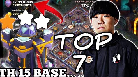 TOP 7 TH 15 Base Legend League Link Top Global Player Legend Base