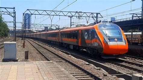 Saffron Vande Bharat Express Ahmedabad Mumbai Vb Skipping