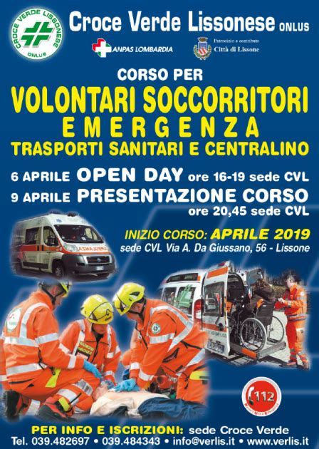 Corso Di Formazione Per I Nuovi Volontari Open Day E Presentazione