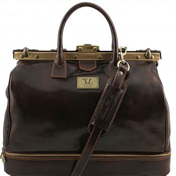 Дорожный саквояж Tuscany Leather Barcellona TL141185 dark brown