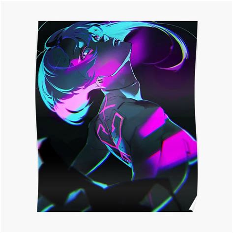 "lucy cyberpunk art" Poster for Sale by cyberpunkshopz | Redbubble