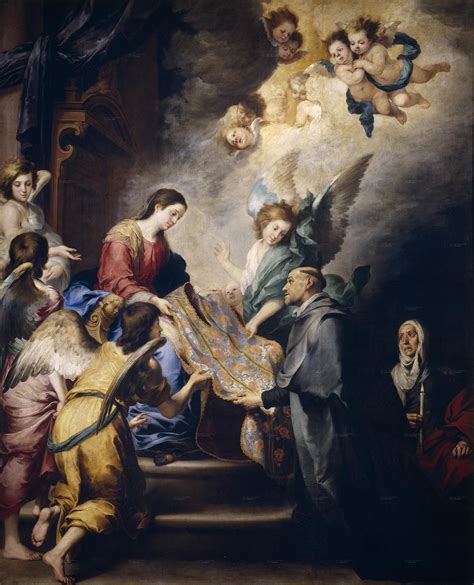 Apparition of the Virgin to St Ildefonsus 1660 by Bartolomé Esteban