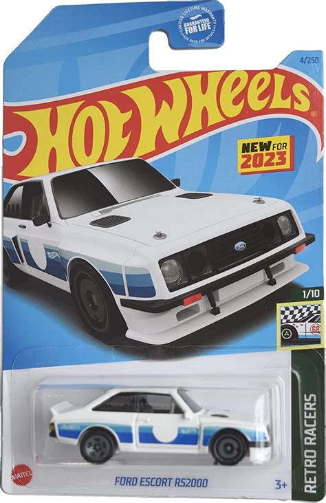 Hot Wheels Ford Escort Rs White Retro Racers Walmart