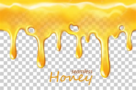 Premium Vector Seamless Dripping Honey