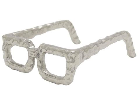 Silver Squared Framed Eye Glasses Decor 75w X 2h Steinhafels