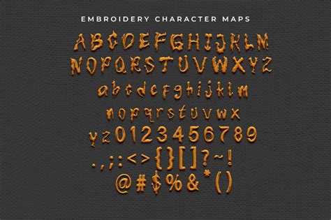 Hallowenkuy Embroidery Font, Embroidery Bx Font, Embroidery Halloween ...