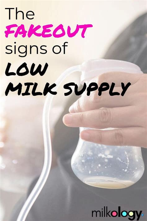 Signs Of Low Milk Supply And 12 Fakeouts — Milkology® Low Milk