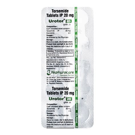 Buy UROTOR 20 Tablet 10's Online at Upto 25% OFF | Netmeds