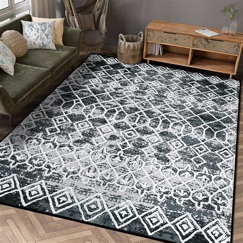 Leesentec Rugs X Cm Modern Non Slip Soft Area Rugs For Living Room