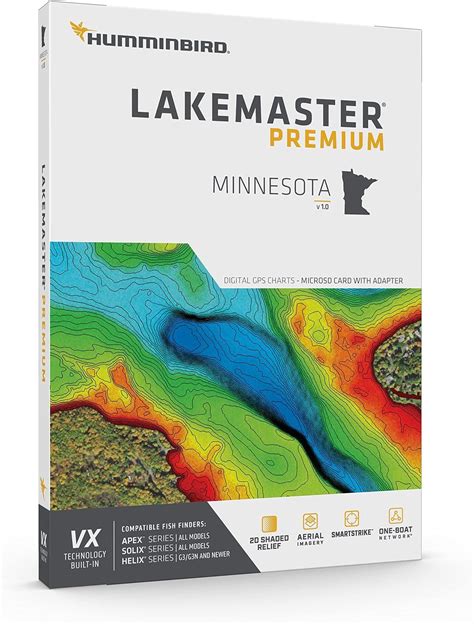 Humminbird 602006 1 LakeMaster Premium Minnesota V1