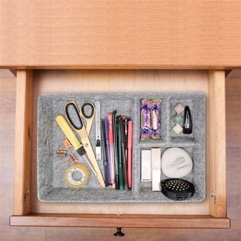 Lade Organizer Vilten Set Wasbare Opbergdoos Ideaal Als Organizer Voor