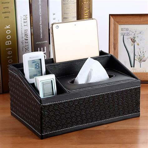 ACRD Kotak Tisu Kulit Multifungsi Tissue Box Cosmetic Organizer