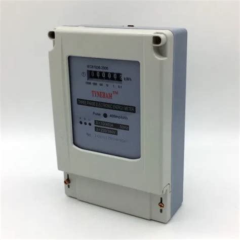 Dts 3r Series Three Phase Four Wire Kwh Meter Rigister Type White Case