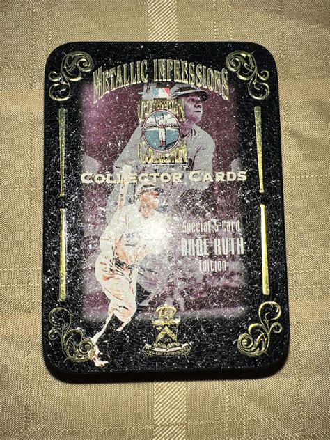 1994 Babe Ruth Metallic Impressions Cooperstown Collection 5 Sealed