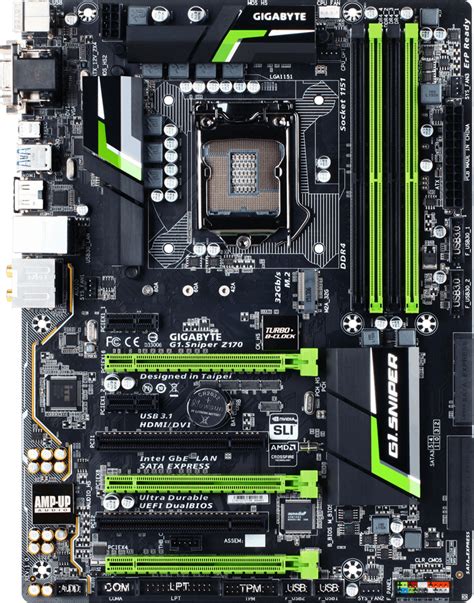 Gigabyte G1 Sniper Z170 Motherboard Specifications On MotherboardDB