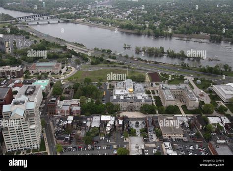 Aerial View Of Trenton Capital Of New Jersey Stock Photo Alamy