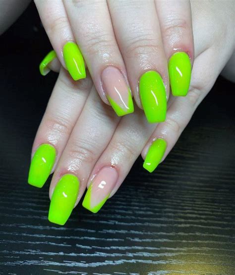 Top 50 Best Neon Green Nails For Women Bright Design Ideas