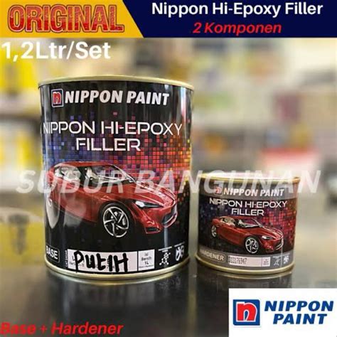 Jual Nippon Hi Epoxy Filler 1 Kg Cat Dasar 2 Komponen Meni Besi